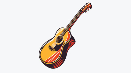 Fototapeta na wymiar Guitar logo template