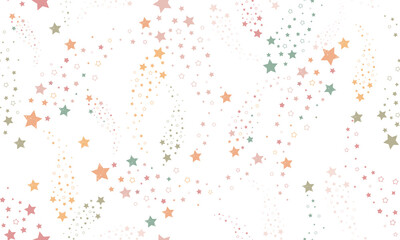 Stars banner design with white background - 751194148