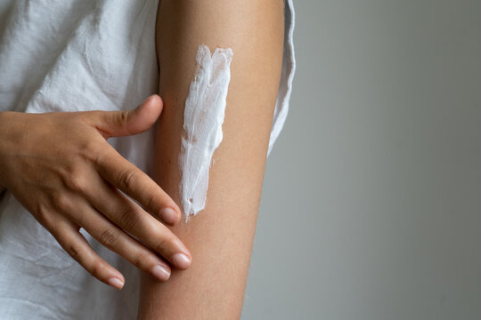 Body care and beauty routine concept 