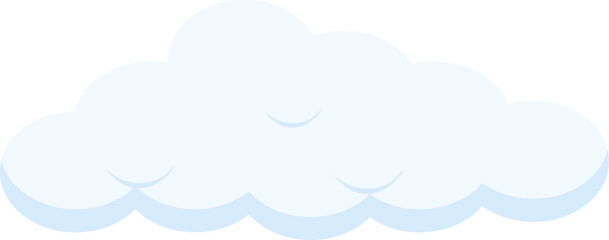 Fototapeta premium Simple Cloud Illustration