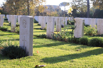 war cemetery Naples, italy