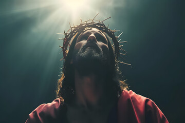 Jesus Christ in the crown of thorns
