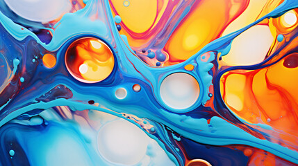 Multicolored spot gasoline abstract background abs - obrazy, fototapety, plakaty