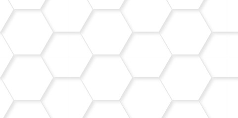 Vector seamless 3d abstract creative white hexagons backdrop background. modern background with hexagons. Hexagonal white hexagons honeycomb wallpaper with copy space for web cell honeycomb texture.