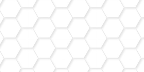 Vector seamless 3d abstract creative white hexagons backdrop background. modern background with hexagons. Hexagonal white hexagons honeycomb wallpaper with copy space for web cell honeycomb texture.