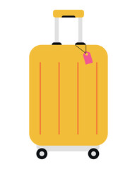 Travel suitcase, hand luggage and checked luggage, travel suitcase, suitcase clipart