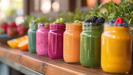 As the birds chirp outside a retiree starts their day with a burst of energy from a homemade smoothie showcasing the vibrant hues of freshly picked produce.