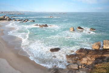 Plage et littoral de Bretagne, les rivages du Finistère nord.