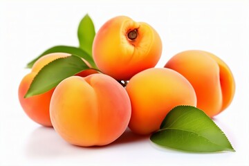 apricots, white, background, fruit, fresh, ripe, juicy, healthy, food, vibrant, organic, natural, delicious, sweet