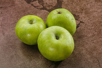 Sweet and juicy green apple
