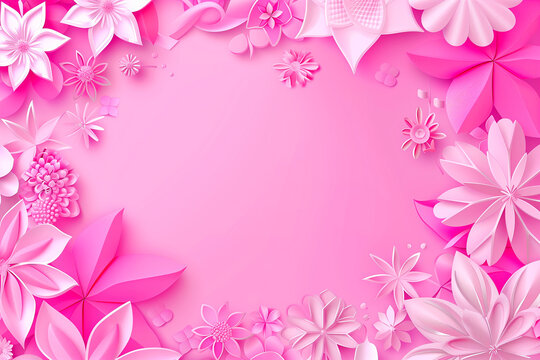 flowers on pastel background. Concept of mother's day, valentine's day. Mother's Day floral card.