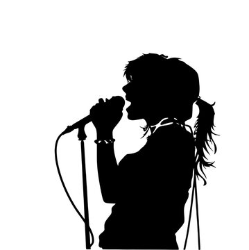 recommend clip art: singer with microphone