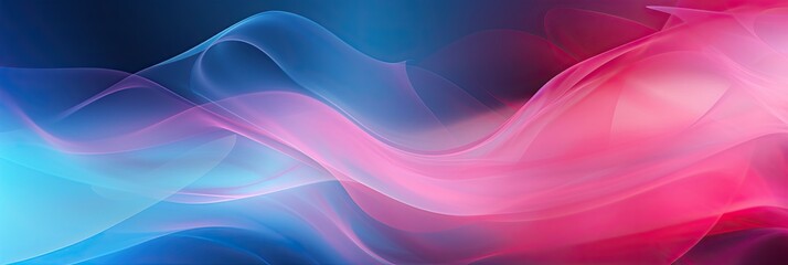 Fototapeta premium Abstract Pink and Blue Gradient Banner Background Art for Web and Print Design