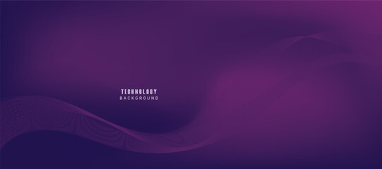 Abstract digital technology futuristic blue purple background.
