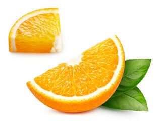 Orange isolated on white background