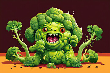Illustration of Monster Broccolli