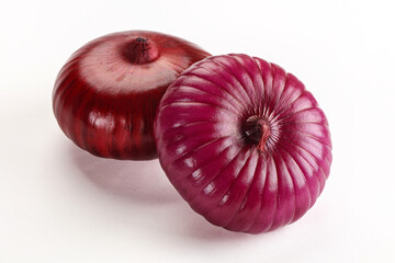 Purple raw onion for cooking