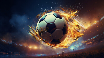 Soccer and sports concepts 3d rendering