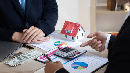 Real estate investment concept. Real estate investment yields financial rewards. real estate market. Buy, own, and sell properties for profit. Cash flow, tax advantages. loan money bank. Home sales.