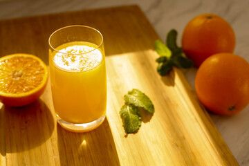 Afternoon tea with freshly squeezed juices under the sun