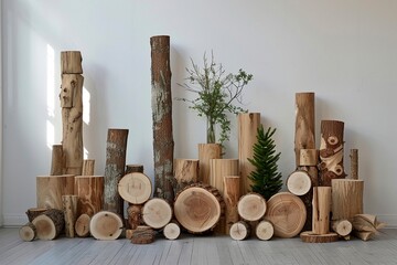 Wood log timber lumber tree