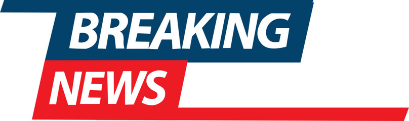 Breaking News TV Sign