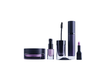 The Essential Cosmetics Collection Isolated On Transparent Background