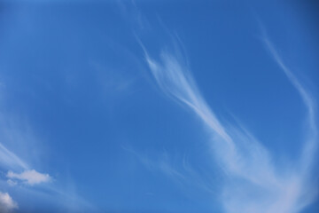 Summer blue sky cloud gradient light white background. Beauty clear cloudy in sunshine calm bright...