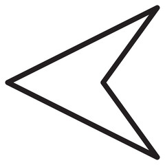 Illustration of arrow, Modern simple arrow, Button, Cursor