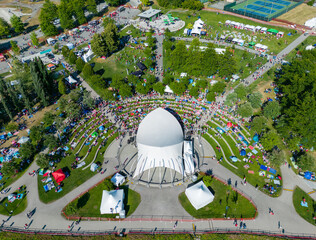 Festival from the air