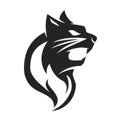 Cat Logo template Isolated. Brand Identity. Icon Abstract Vector graphic