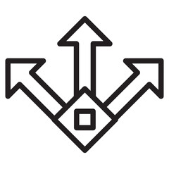 Illustration of arrow, Modern simple arrow, Button, Cursor