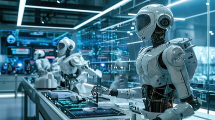 synthetic labor: androids at the helm of industry