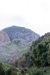 Fototapeta premium Scenic view of mountains against the sky in Setif, Algeria.
