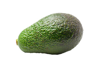 a single avocado on transparency background PNG