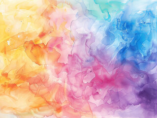 Abstract Colorful Watercolor