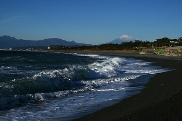 Various scenes of Mt. Fuji. Japan's famous mountain, Mt. Fuji, is a wonderful mountain that shows various expressions depending on the time of day and season.