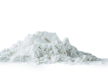 Pile of Flour Isolated On Transparent Background