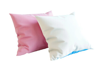 Colorful Pillow Isolated On Transparent Background