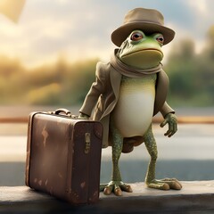 3d people traveling