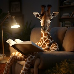 giraffe in the zoo