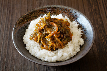 松前漬けとご飯