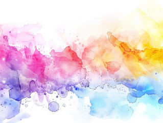 Abstract Colorful Watercolor