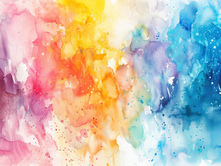 Fototapeta premium Abstract Colorful Watercolor