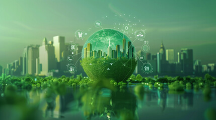 ature and the global environment concept. Sustainable Development Goals. SDGs