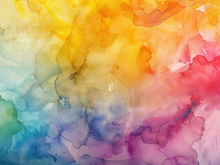 Abstract Colorful Watercolor