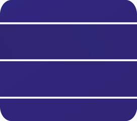 3d render solar panel icon blue