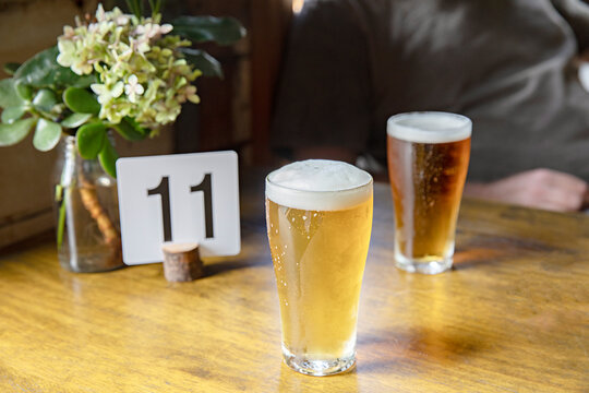 Glass of beer 