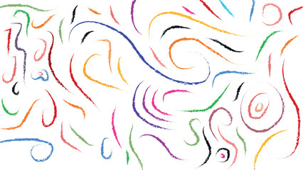 abstract background with paint lines, strokes and outline can be used on fabric and cloth design 