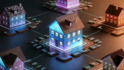 Connected Hologram Houses in Tech City